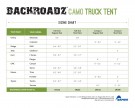 Backroadz Camo Truck Tent: Compact Regular Box (200 cm til 210 cm) - 25% ut mai, bruk kode: Telt ved utsjekk thumbnail